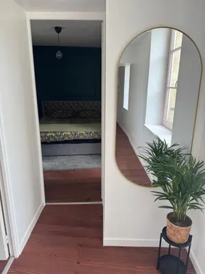 Un ou plusieurs lits dans un hébergement de l'établissement Appartement Sedan