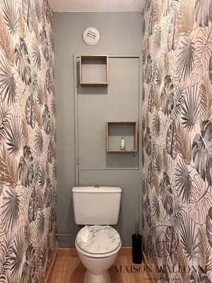 Salle de bains dans l'établissement Le loft de la gare - Hypercentre et vue cathédrale