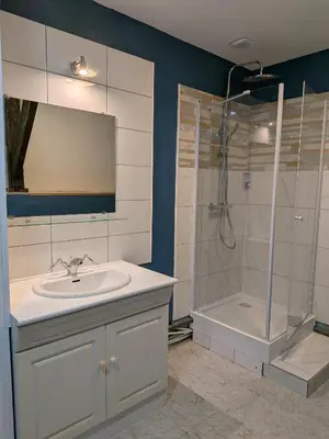 Salle de bains dans l'établissement Avenois 2