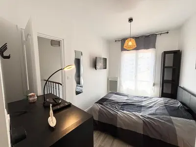 Un ou plusieurs lits dans un hébergement de l'établissement Maison Gambetta - 4 chambres 4 SDB - 5 min Cathédrale