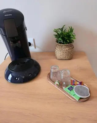 Plateau bouilloire dans l'établissement Studio 25