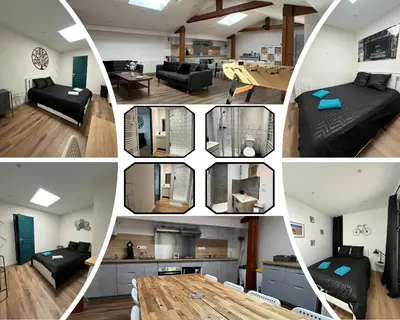 Coin salon dans l'établissement SQ'Loft 