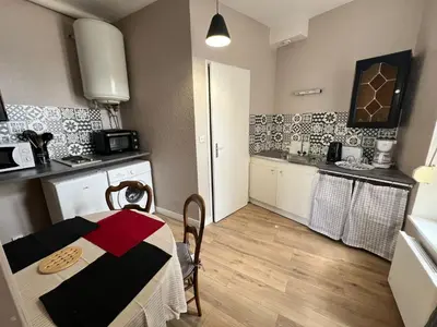 Cuisine ou kitchenette dans l'établissement Studio du centre - L'Artdu'Net -