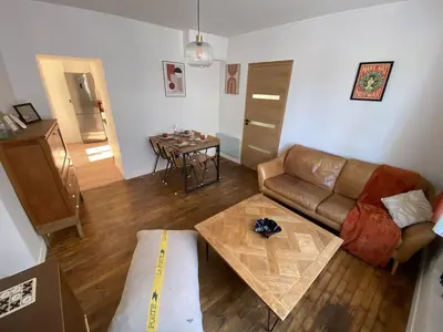 Coin salon dans l'établissement Au Petit Crecy