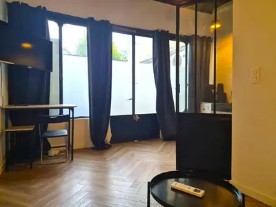 Plan de l'établissement Georgie, Appartement calme & chaleureux