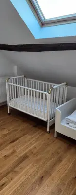 Un ou plusieurs lits dans un hébergement de l'établissement Gite Saint Martin du Boschet, 1h15 de Paris