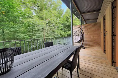 Balcon ou terrasse dans l'établissement Les Charmes C24A - Le Val Joly