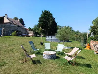 Jardin de l'établissement Chez Jenni & Bruno