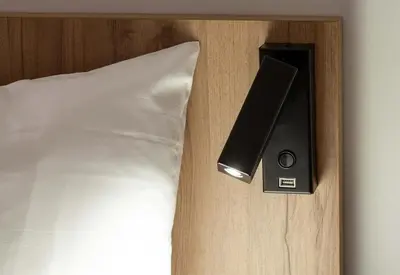Un ou plusieurs lits dans un hébergement de l'établissement B&B HOTEL Reims Centre Gare