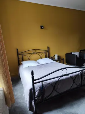 Un ou plusieurs lits dans un hébergement de l'établissement Hôtel de la Plage