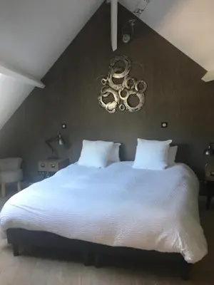 Un ou plusieurs lits dans un hébergement de l'établissement Le Château d'Hermonville B&B / Chambres d'hôtes