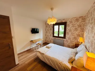Un ou plusieurs lits dans un hébergement de l'établissement La Maison Salzbourg 8 personnes Paisible