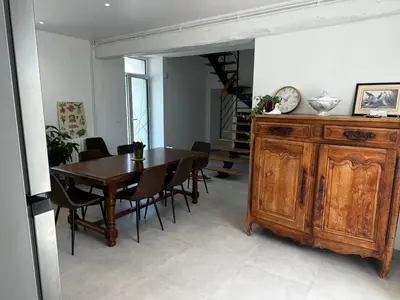Coin salon dans l'établissement Gîte de Gondelot