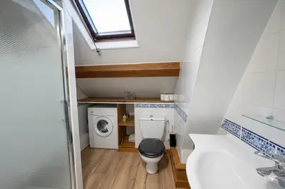 Salle de bains dans l'établissement Cosy Garden DisneyLand