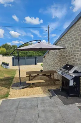 Terrasse ou espace extérieur de l'établissement Le nid de Champaubert