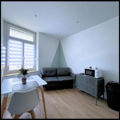 Coin salon dans l'établissement SQ'Appart One - 1 Chambre - Proche Gare