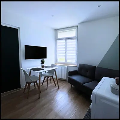 Télévision ou salle de divertissement dans l'établissement SQ'Appart One - 1 Chambre - Proche Gare