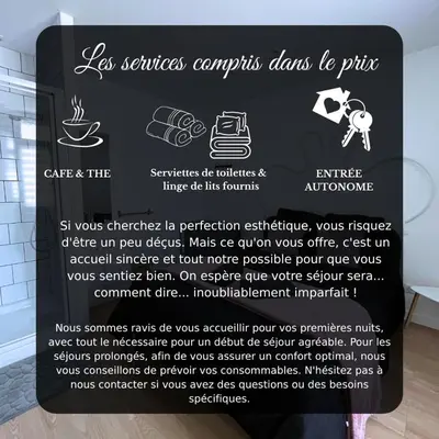Certificat, récompense, panneau ou autre document affiché dans l'établissement SQ'Appart One - 1 Chambre - Proche Gare