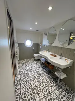 Salle de bains dans l'établissement Le Clos Haton - HAUTVILLERS