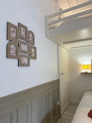 Un ou plusieurs lits dans un hébergement de l'établissement Appartement - Hyper Centre Secteur Cathédrale