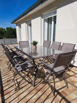 Balcon ou terrasse dans l'établissement Gîte du Bois