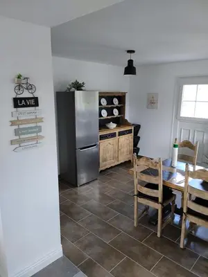 Cuisine ou kitchenette dans l'établissement green house