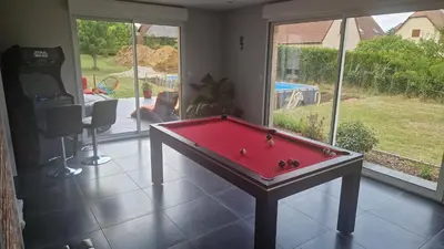 Salle de jeux dans l'établissement Havre de Geseb