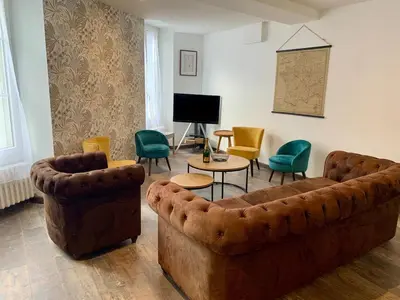 Coin salon dans l'établissement Le Grand Terroir