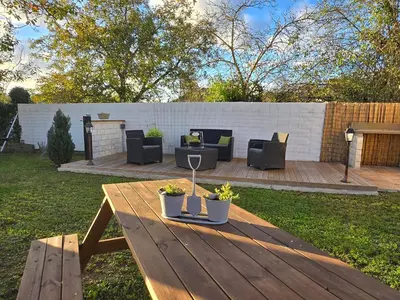 Jardin de l'établissement Gîte Ma Campagne - Avec sauna