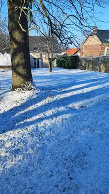 L'établissement Au Coeur du Verger en hiver