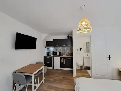 Cuisine ou kitchenette dans l'établissement Naples - 2P - Studio douillet - Hyper centre