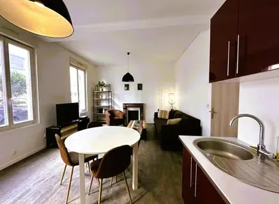 Coin salon dans l'établissement Santiago - 4P - Cosy Appartement