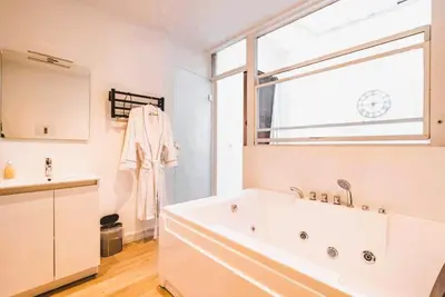 Salle de bains dans l'établissement Steam - Détente et spa exclusif