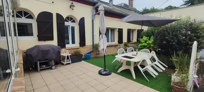 Jardin de l'établissement chambre chez particuier