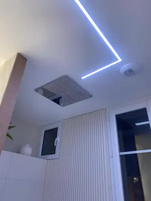 Télévision ou salle de divertissement dans l'établissement Cocon Diamant - Nuit Romantique - Jacuzzi et Sauna Privatifs-Hyper-Centre