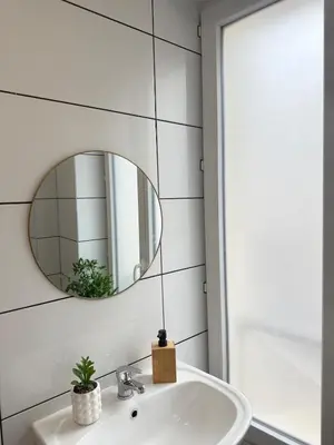 Salle de bains dans l'établissement Studio Rosa - Disney - Meaux City Center - Paris