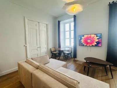 Télévision ou salle de divertissement dans l'établissement Hyper Centre Cathédrale Boulingrin 101