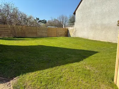 Jardin de l'établissement Maison Cosy, proche Reims, La Nichée