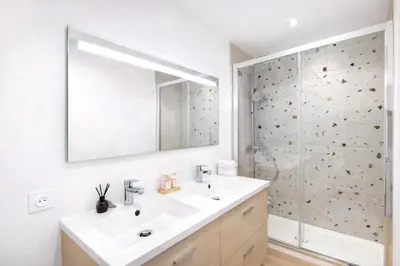 Salle de bains dans l'établissement Appartement Prestige Cœur de Reims