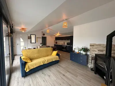 Cuisine ou kitchenette dans l'établissement Maisonnette Migahome