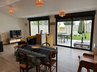 Coin salon dans l'établissement Maisonnette Migahome