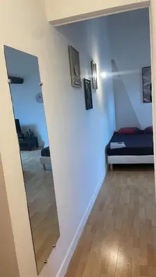 Un ou plusieurs lits dans un hébergement de l'établissement Studio 3 Apartment with Unique Cathedral View