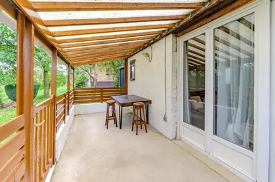 Balcon ou terrasse dans l'établissement Gîte de la Sambre - Gîte pour 4p