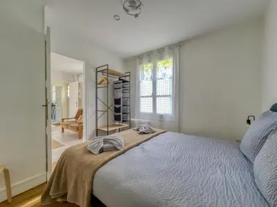 Un ou plusieurs lits dans un hébergement de l'établissement Le 33 Green Stay