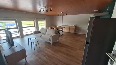 Cuisine ou kitchenette dans l'établissement Appartement spacieux tout équipé au coeur de l'avesnois