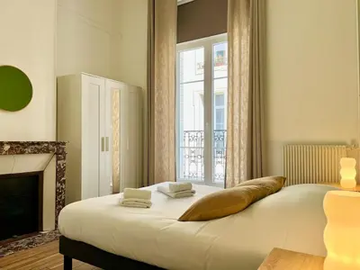 Un ou plusieurs lits dans un hébergement de l'établissement City Break des Sacres de Reims Forum