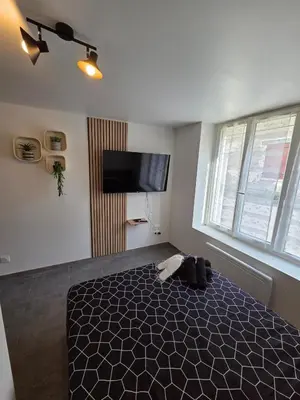 Télévision ou salle de divertissement dans l'établissement Sweet Cocon Studio