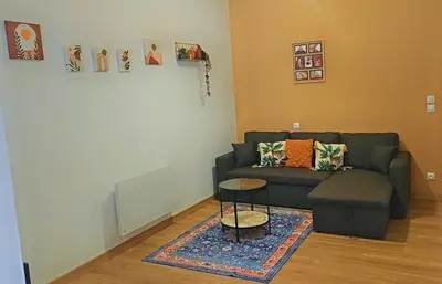 Coin salon dans l'établissement Grand appartement familial 47m2 au 1er etage