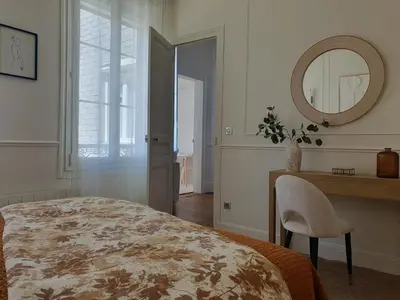 Un ou plusieurs lits dans un hébergement de l'établissement L'Alchimiste Centre d'Epernay