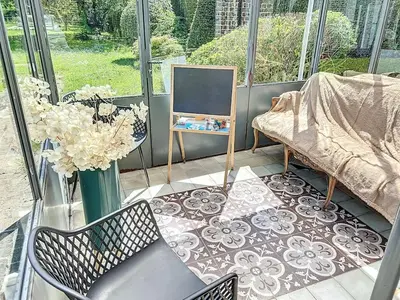 Jardin de l'établissement Gite de la Brasserie
